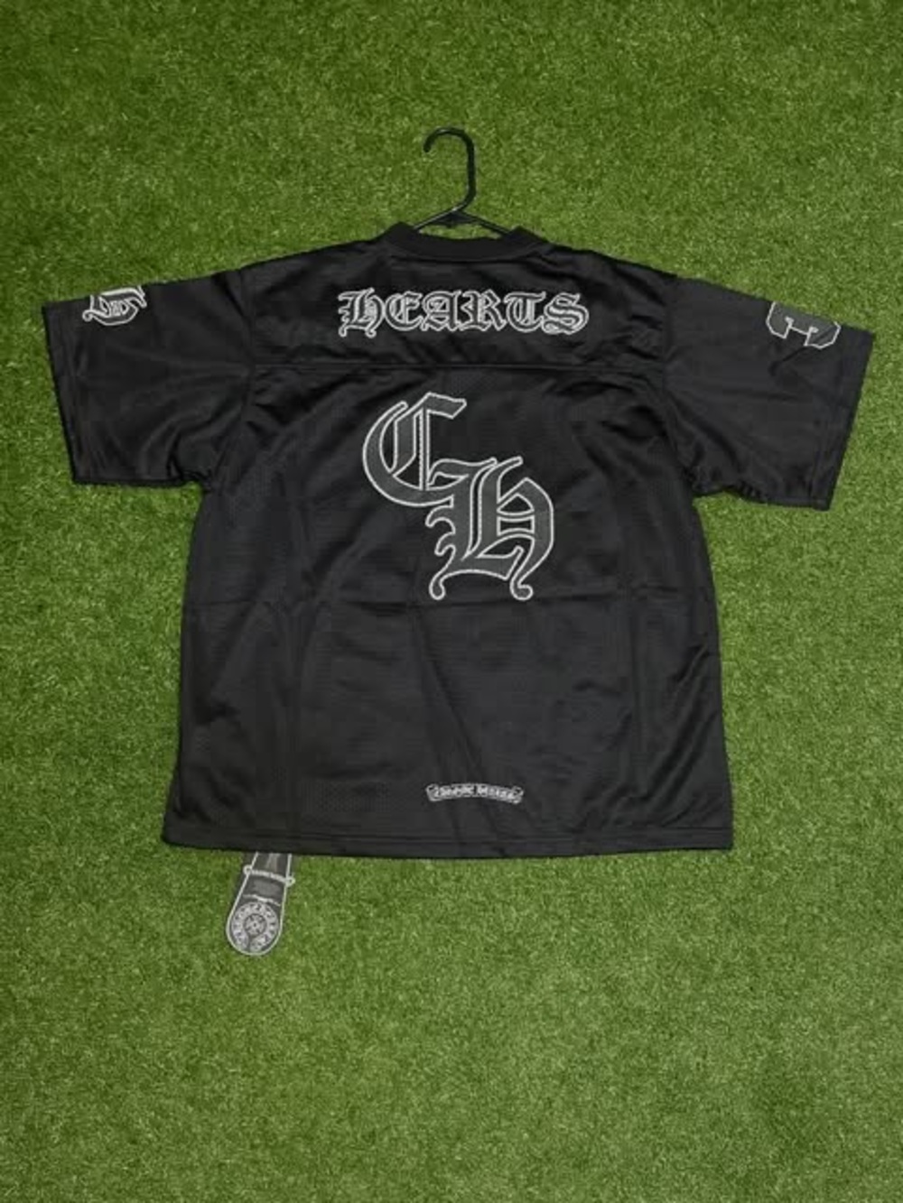 Black Chrome Hearts Short Sleeve Jersey